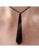 Pendentif en Shungite en Forme d'Obélisque