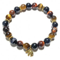 Bracelet 3 Oeil en Pierres Naturelles