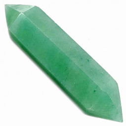 Pointe Biterminée en Aventurine Verte - 55 Gr