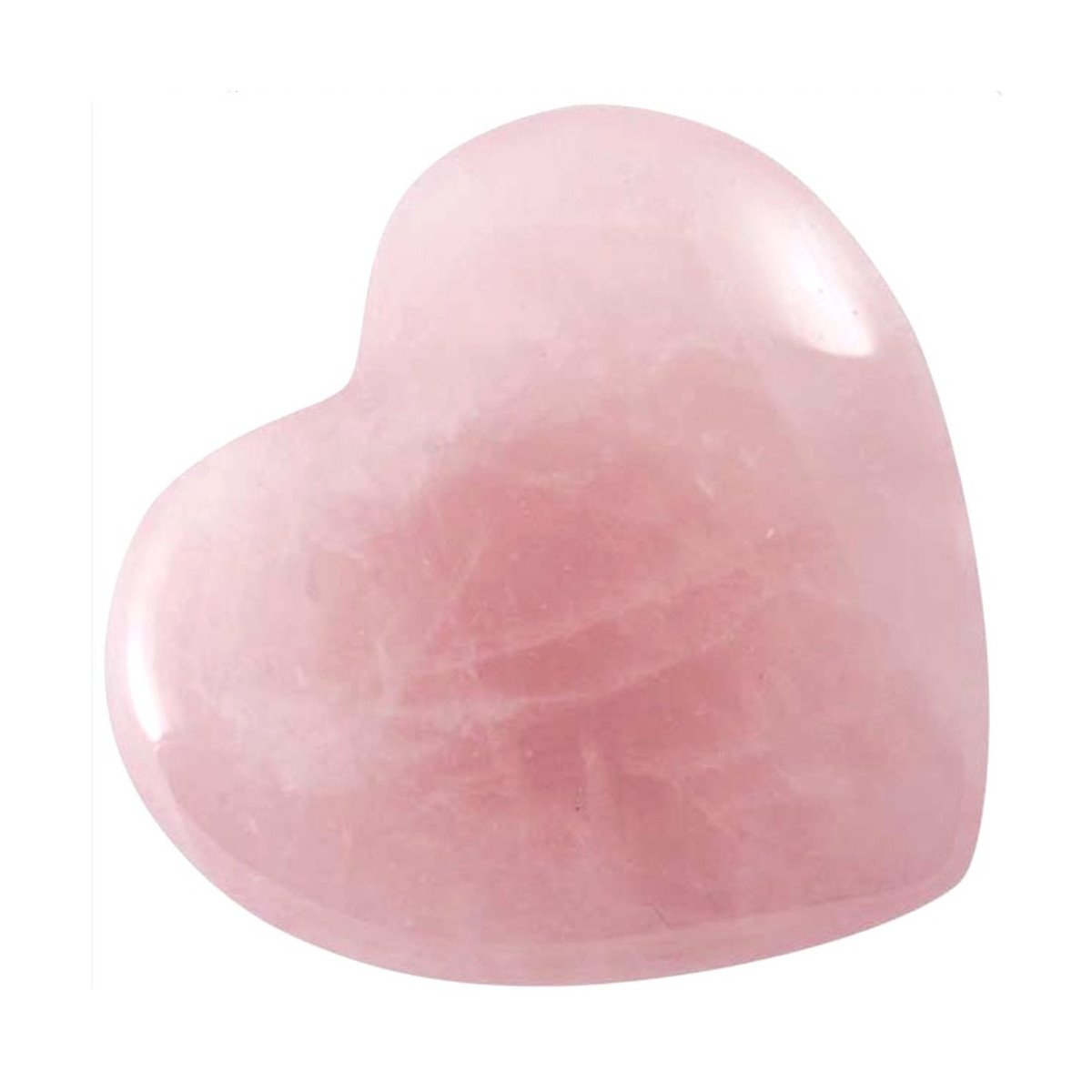 Coeur en Quartz Rose - 30 Grammes - Vibrations Cristallines