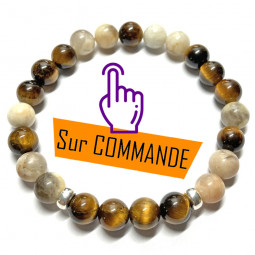 Bracelet en Oeil de Tigre &...