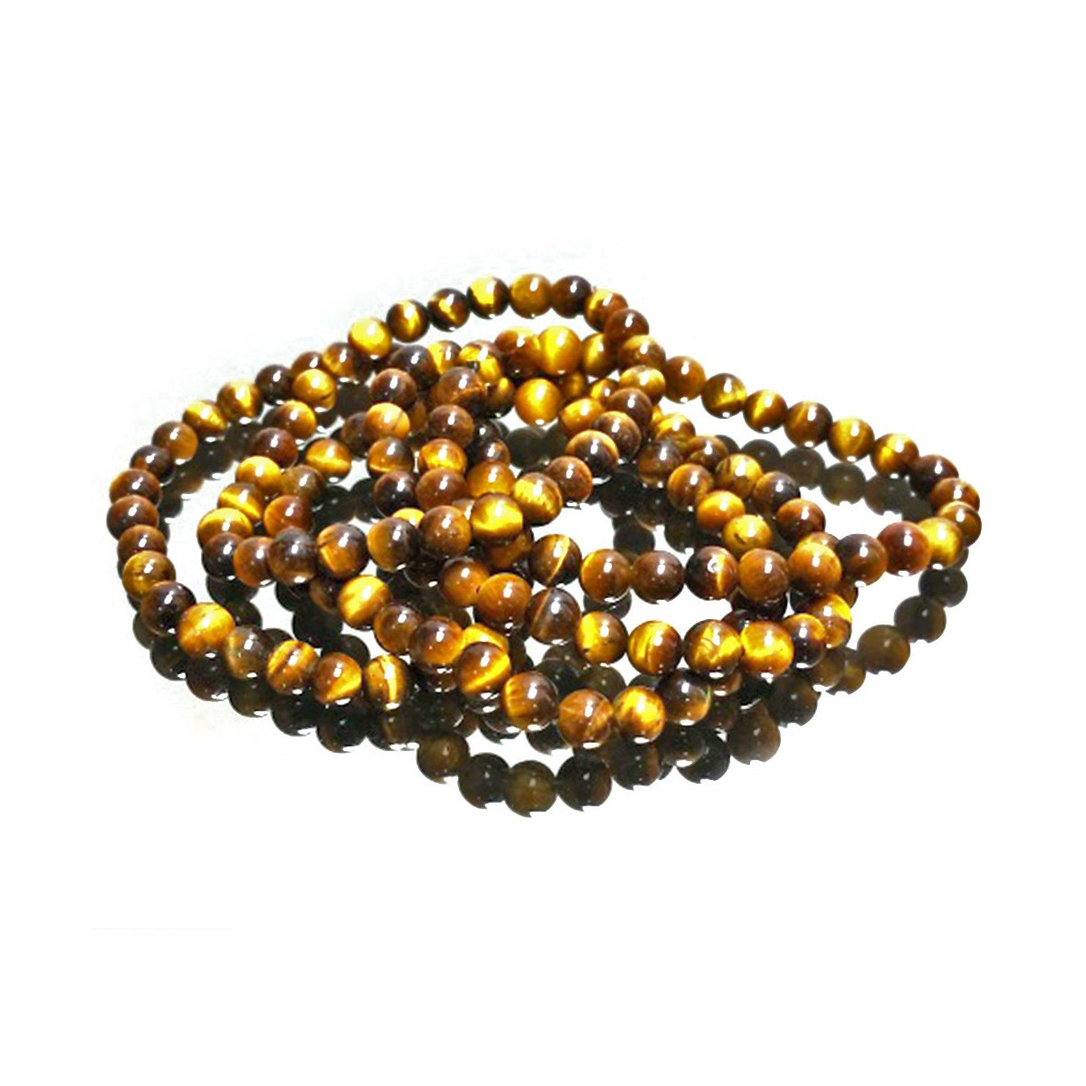 Bracelet Boules en Oeil de Tigre
