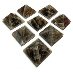Pyramide en Quartz Fumé