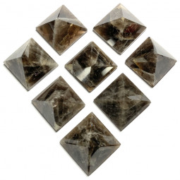 Pyramide en Quartz Fumé
