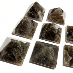 Pyramide en Quartz Fumé