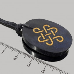 Pendentif Noeud Infini en Shungite