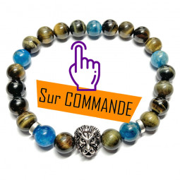 Bracelet Apatite & Oeil de...
