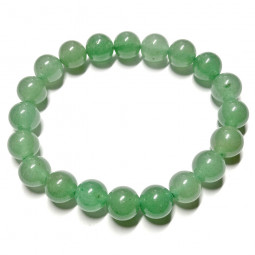 Bracelet Boules en Aventurine Verte
