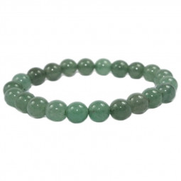 Bracelet Boules en Aventurine Verte