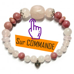 Bracelet en Rhodonite &...