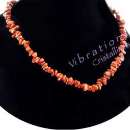 Collier Baroque en Jaspe Rouge