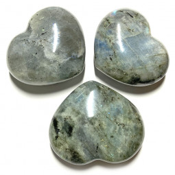 Coeur en Labradorite - 125 grammes
