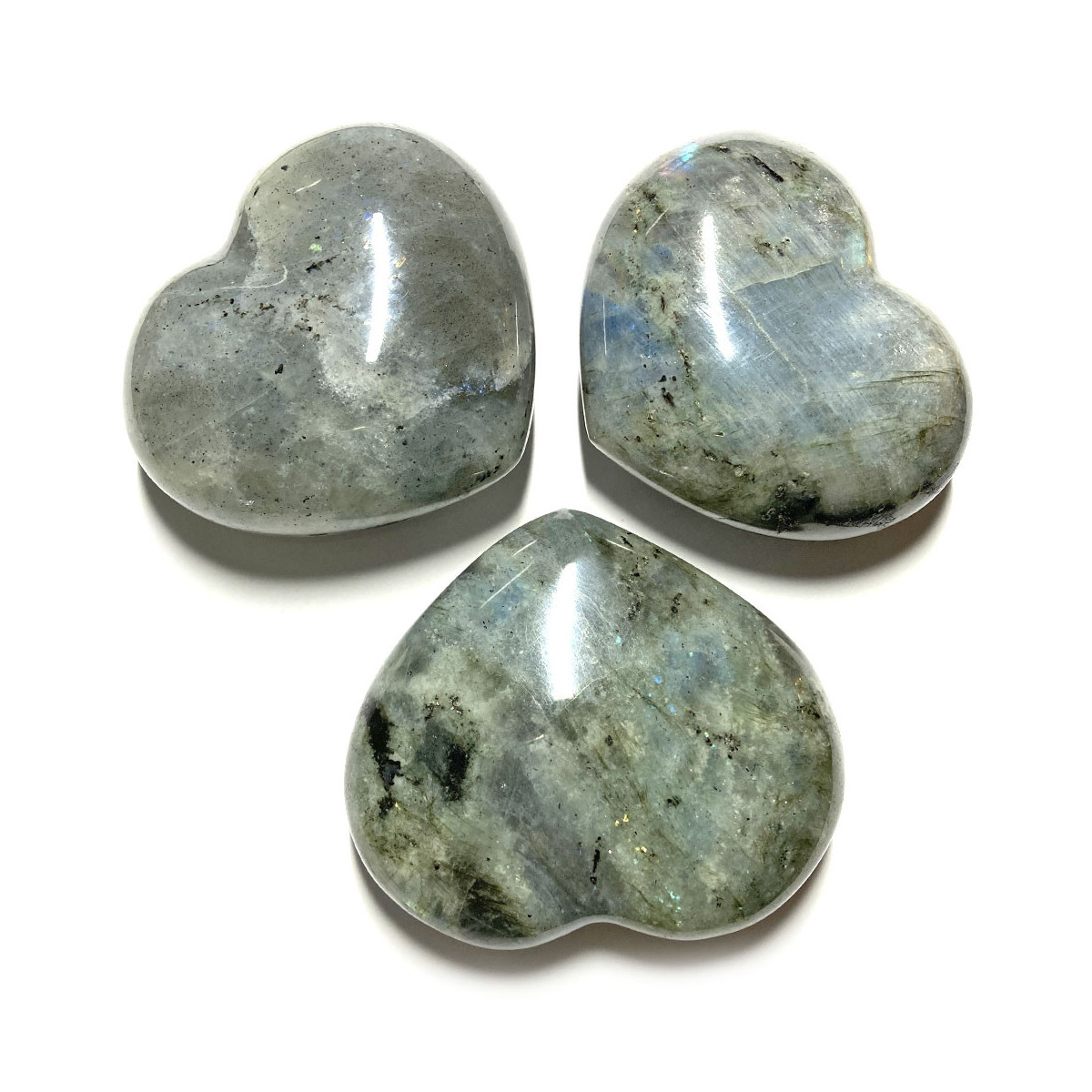 Coeur en Labradorite - 145 grammes