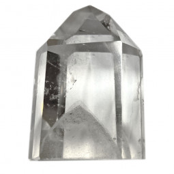 Pointe en Cristal de Roche Fantôme 36 Grammes