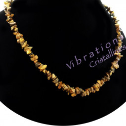 Collier Baroque en Oeil de Tigre