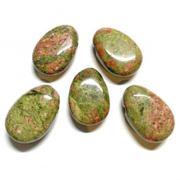 Pendentif Percé en Unakite