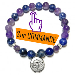 Bracelet Améthyste & Sodalite