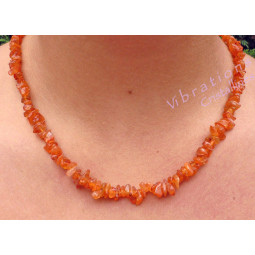 Collier en Cornaline de Style Baroque