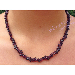 Collier Baroque en Grenat