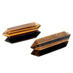 Pointe Biterminée en Oeil de Tigre