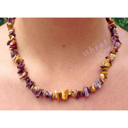 Collier Baroque en Jaspe Mokaïte