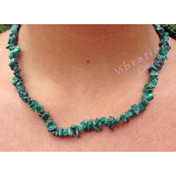 Collier Baroque en Malachite