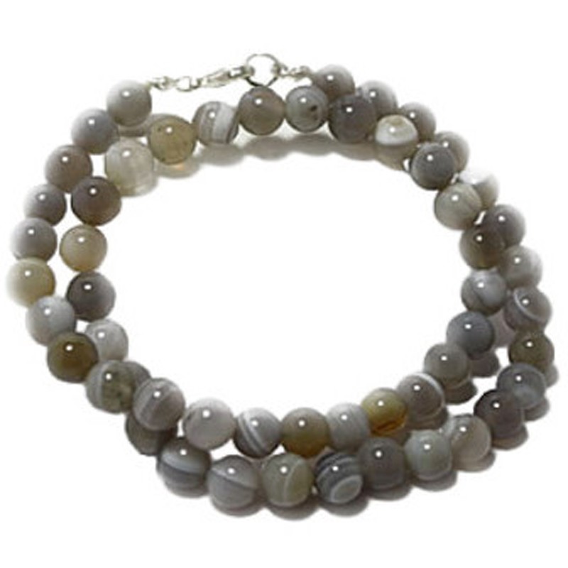 Collier Boules en Agate Boules de 6 ou 8mm