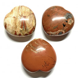 Coeur en Jaspe Breschia - 45 Grammes