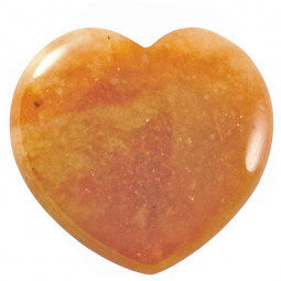 Coeur en Aventurine Rouge