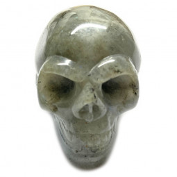 Crâne en Labradorite