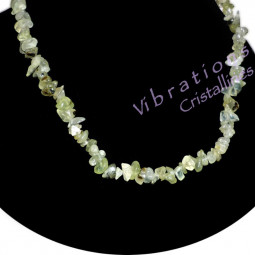 Collier Baroque en Préhnite