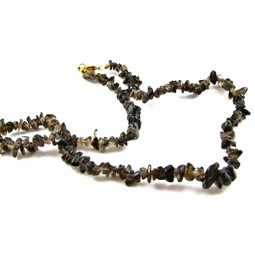 Collier Baroque en Quartz Fumé