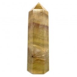 Pointe en Fluorite Jaune - 95 Grammes