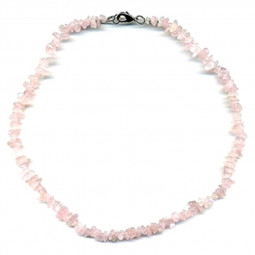 Collier Baroque en Quartz Rose