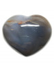 Coeur en Agate Grise - 125 Grammes
