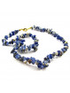 Collier en Sodalite de Type Baroque