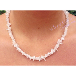 Collier Baroque en Quartz Rose