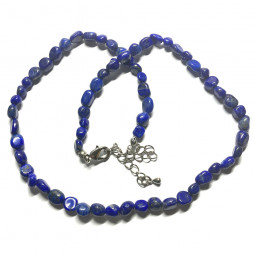 Collier Grains en Lapis-Lazuli