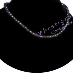 Collier Boules en Hématite