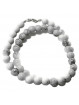 Collier en Howlite - Boules  de 8mm