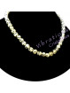 Collier en Jaspe Dalmatien - Boules de 8mm