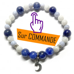 Bracelet en Sodalite -...