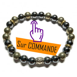 Bracelet Boules en Hématite...