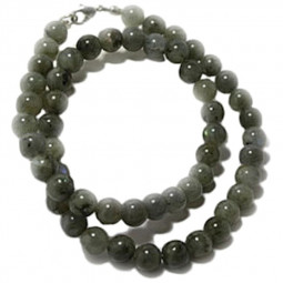 Collier en Labradorite - Boules de 6 et 8 mm