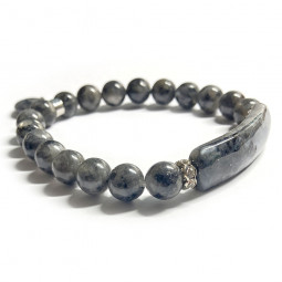 Bracelet Charme en Larvikite