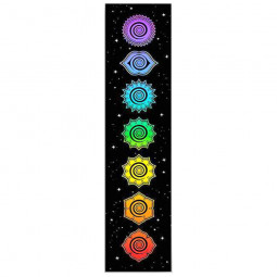 Tenture Des 7 Chakras 40x150cm