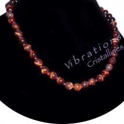 Collier Boules en Oeil de Taureau