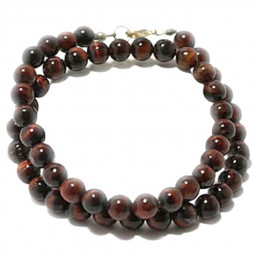 Collier Boules en Oeil de Taureau