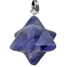 Pendentif Merkaba en Sodalite