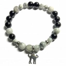 Bracelet en Tourmaline & Œil de Chat